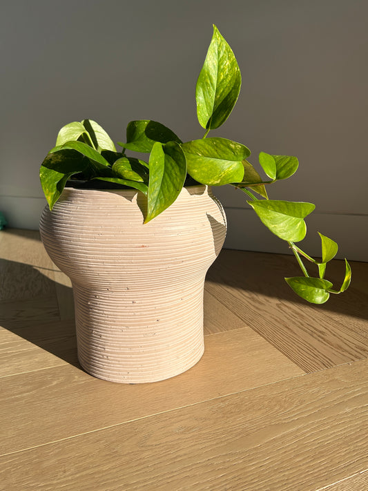 Dusk Pink Ceramic Vase/Plant Pot 17cm Diameter