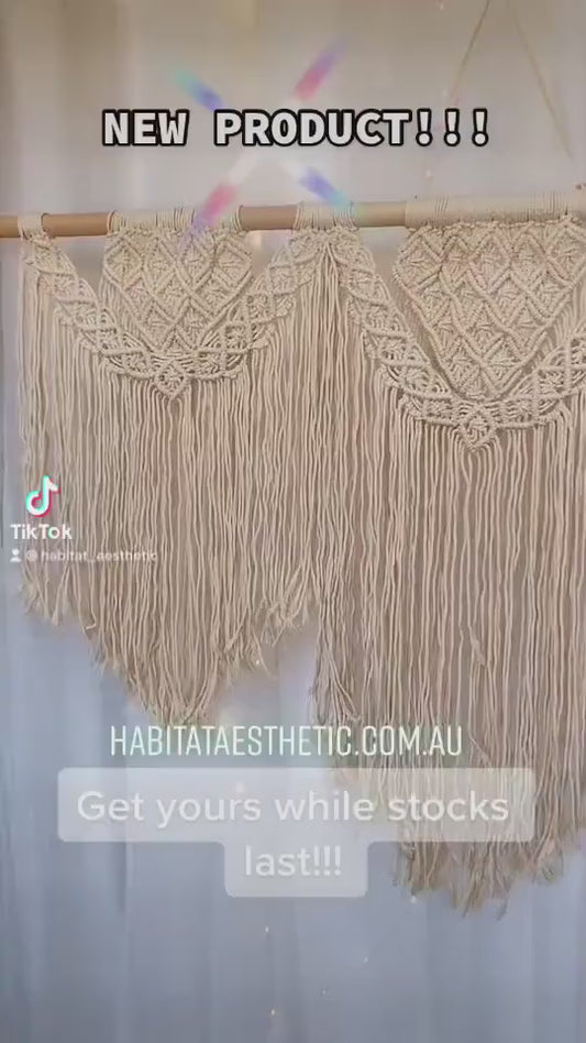 Wall Hanging Tapestry Hand Woven Large