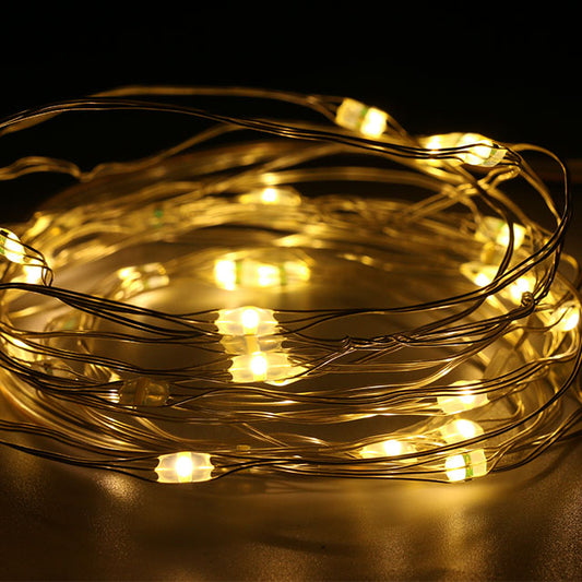 LEDFairylightscopperwireremotecontroloperated3m