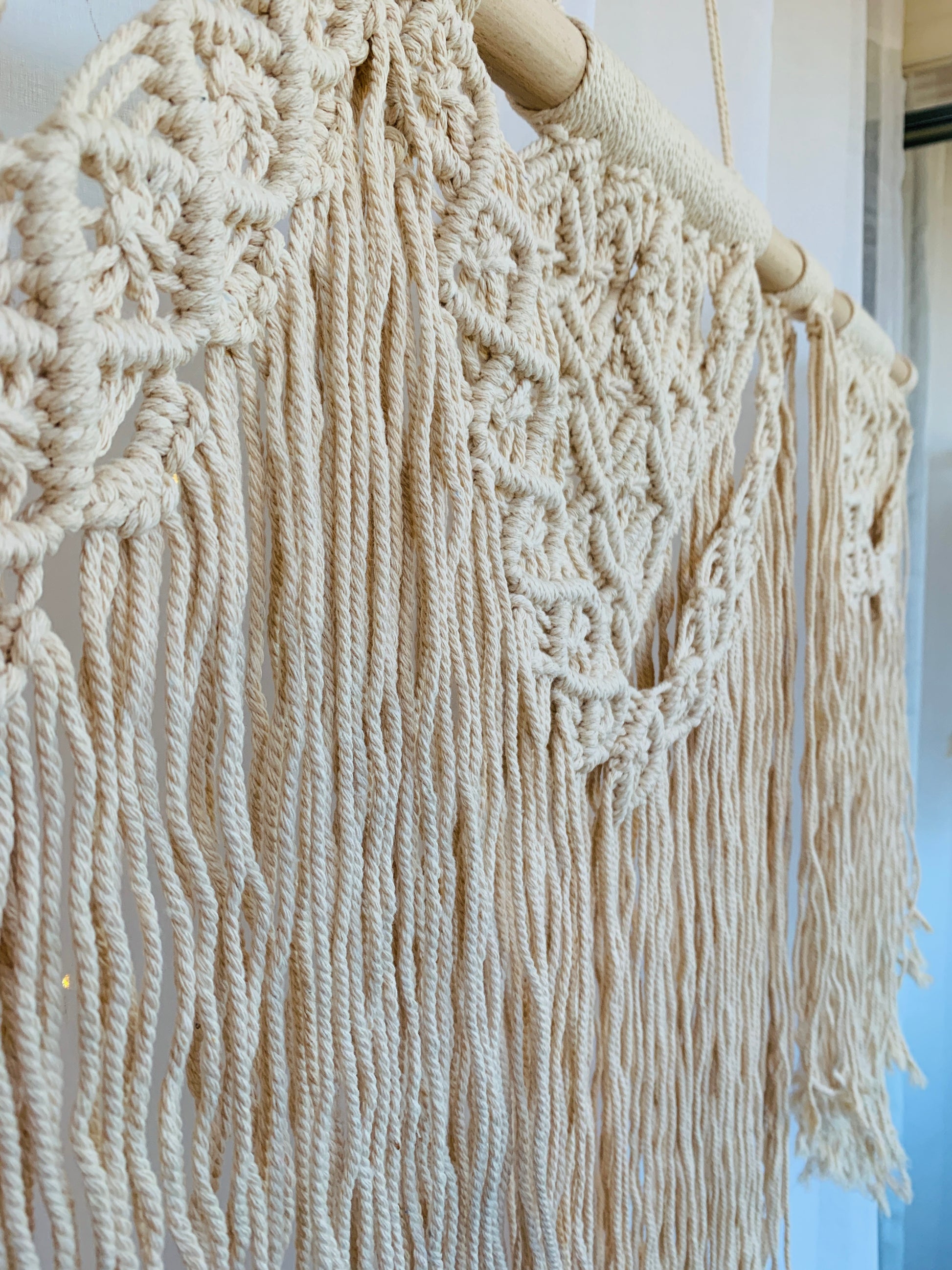 Wall Hanging Tapestry Hand Woven Macramé Large Boho Chic Home Décor