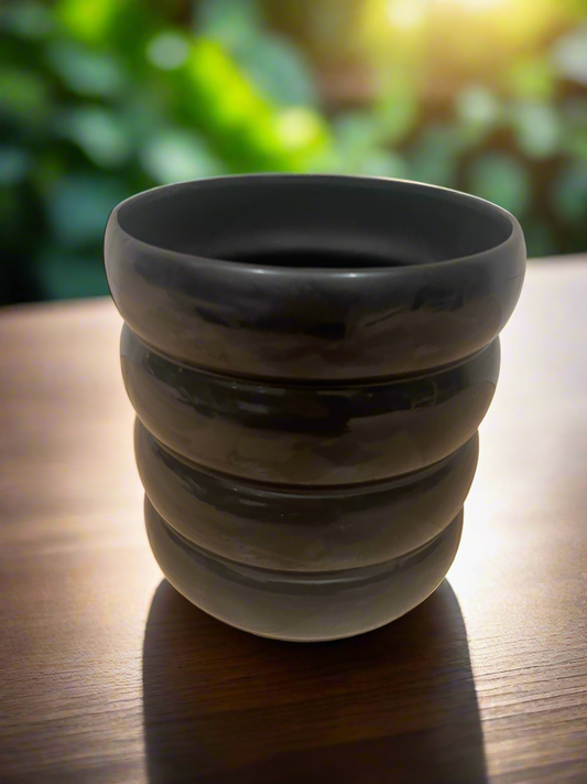 Black Coil Pot 19cm