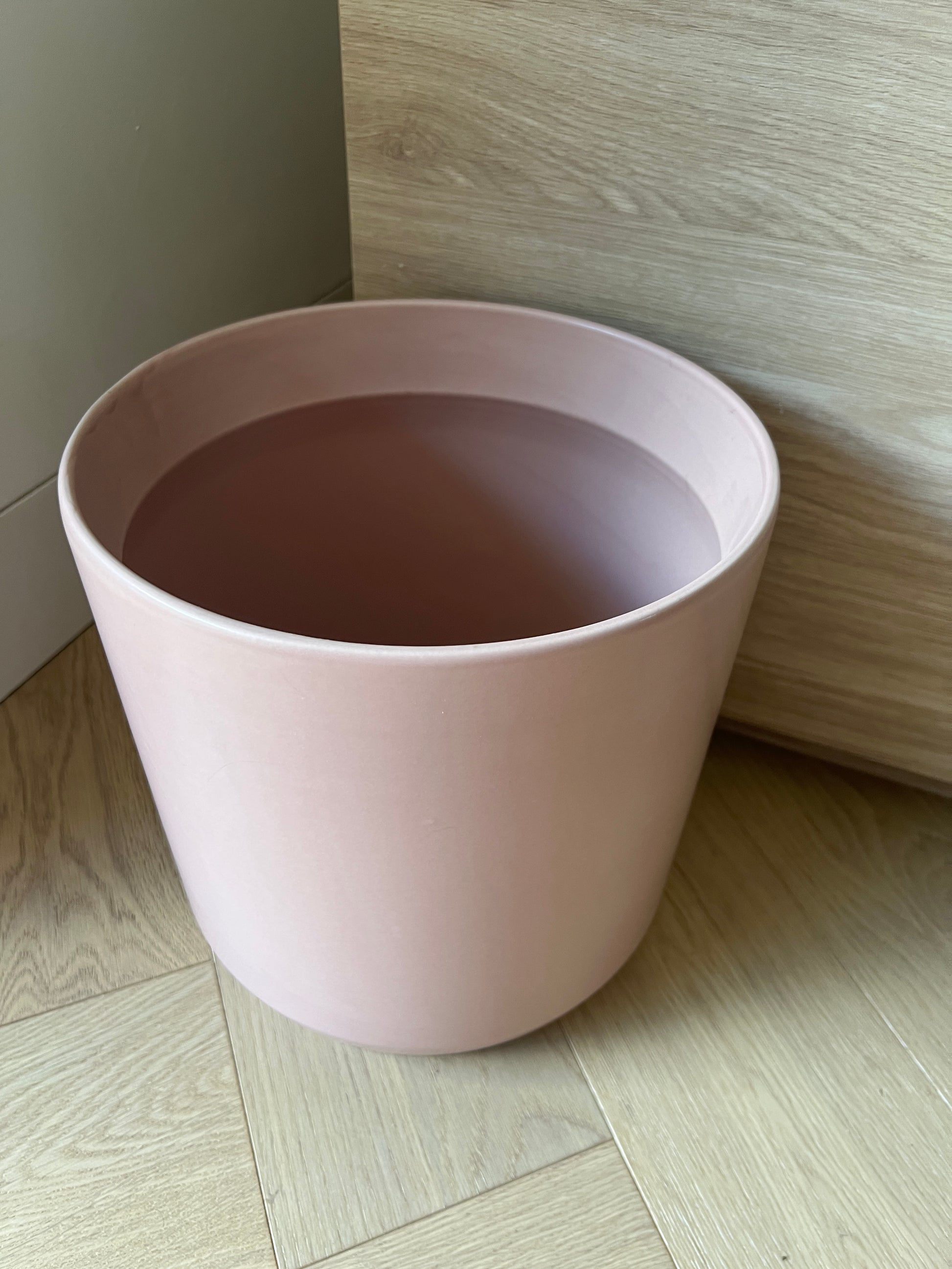 Blush Pink Large Ceramic Pot for Indoor Plant 24cm