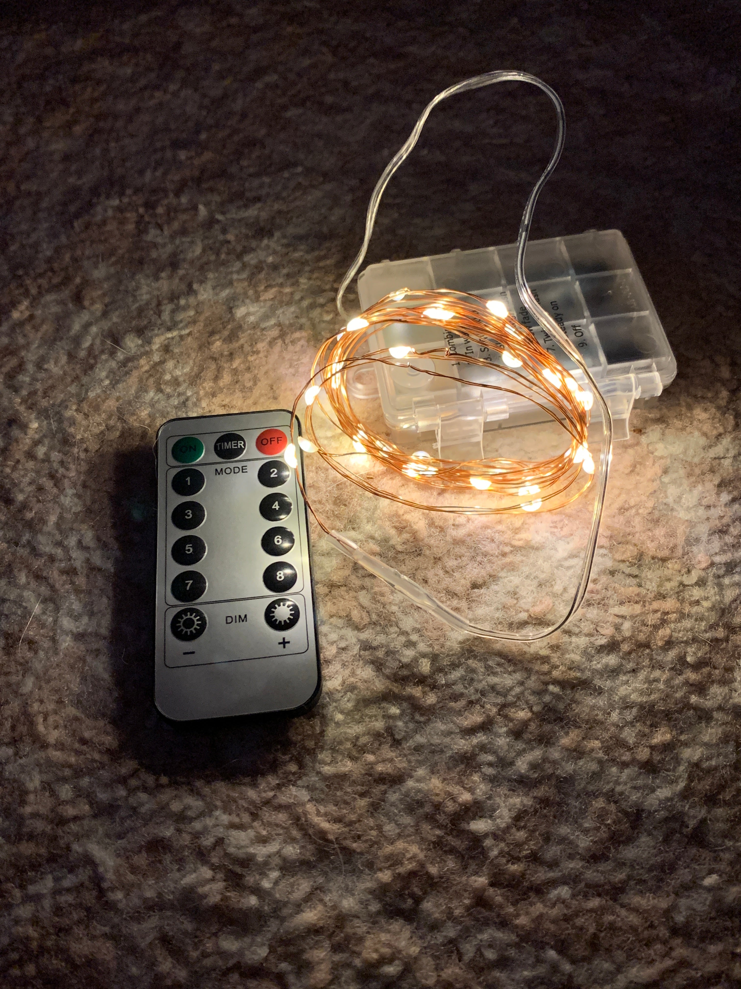 Led strip lights battery on sale powered with remote